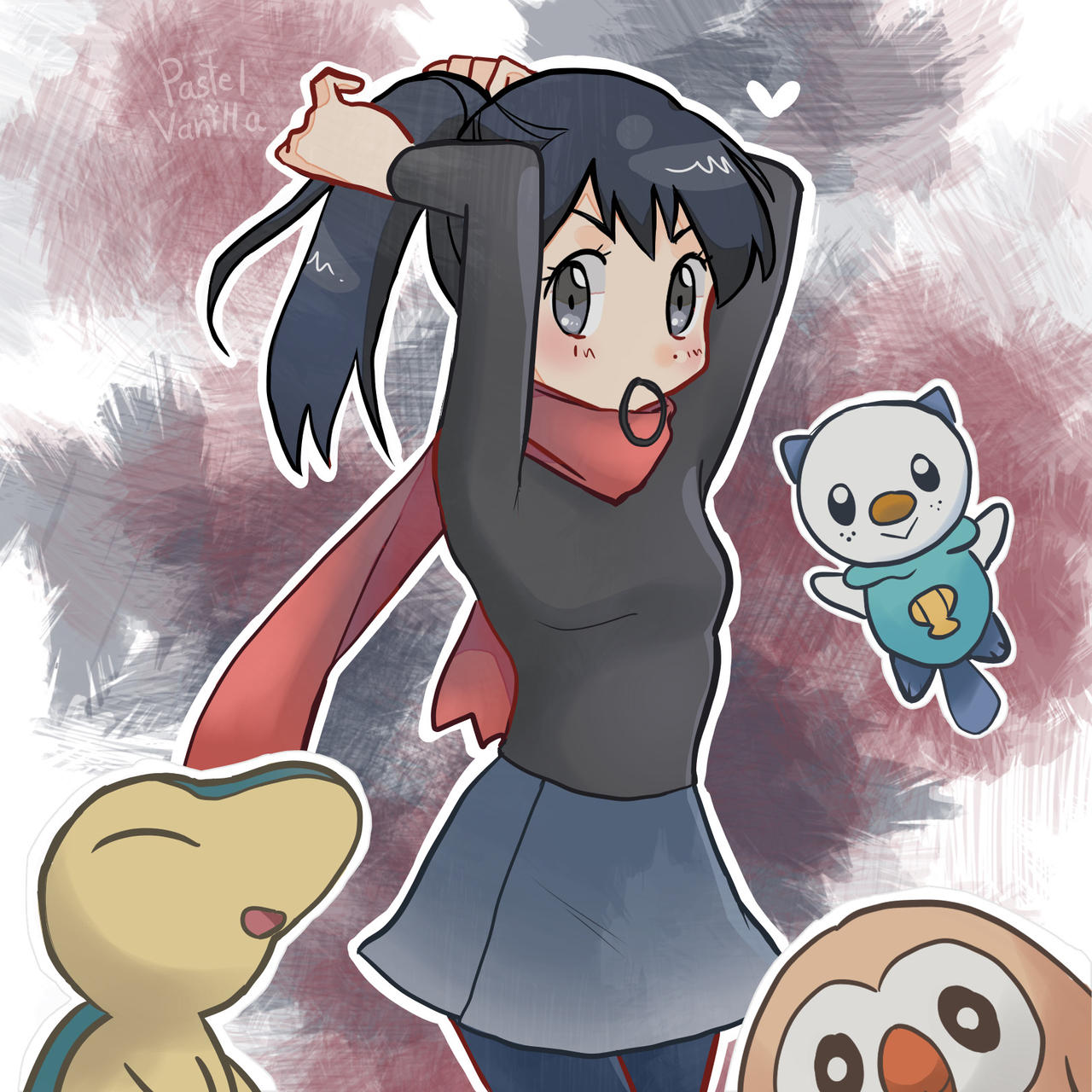 Akari from Pokemon legends: Arceus by PastelVanilla on DeviantArt