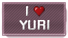 I love Yuri STAMP by Yuna-Breikoft