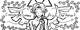 Miiverse: - Triforce of Courage: Link -