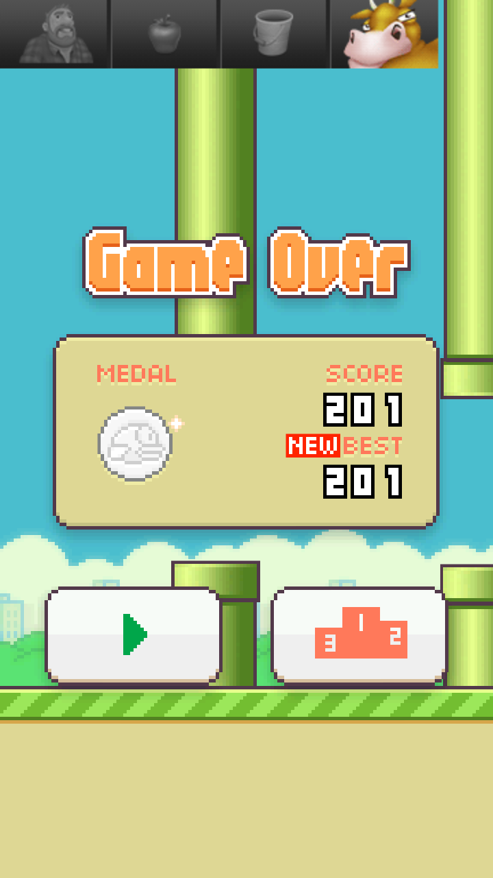 My current record on Flappy Bird 2 by Mr123Spiky on DeviantArt