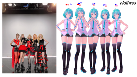(MMD) - (G)-IDLE NXDE  (poses dl)