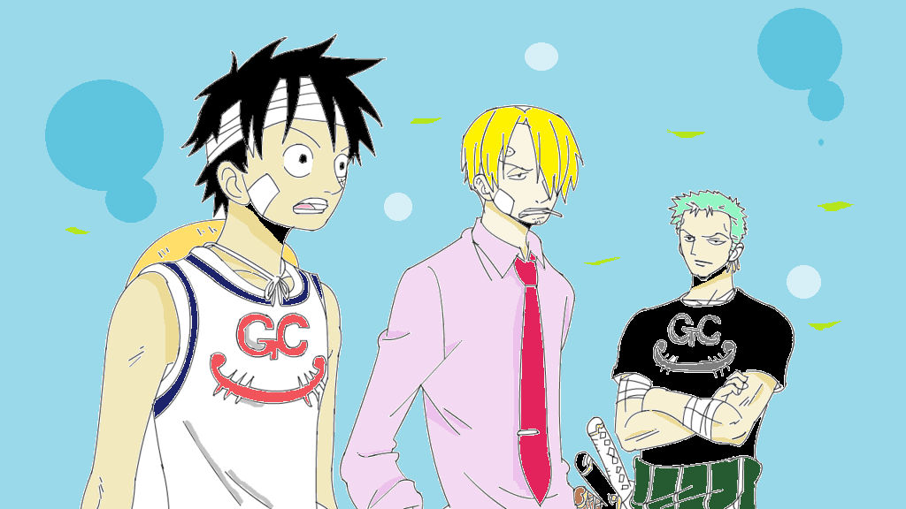 Luffy Sanji Zoro by misssnowcake on DeviantArt