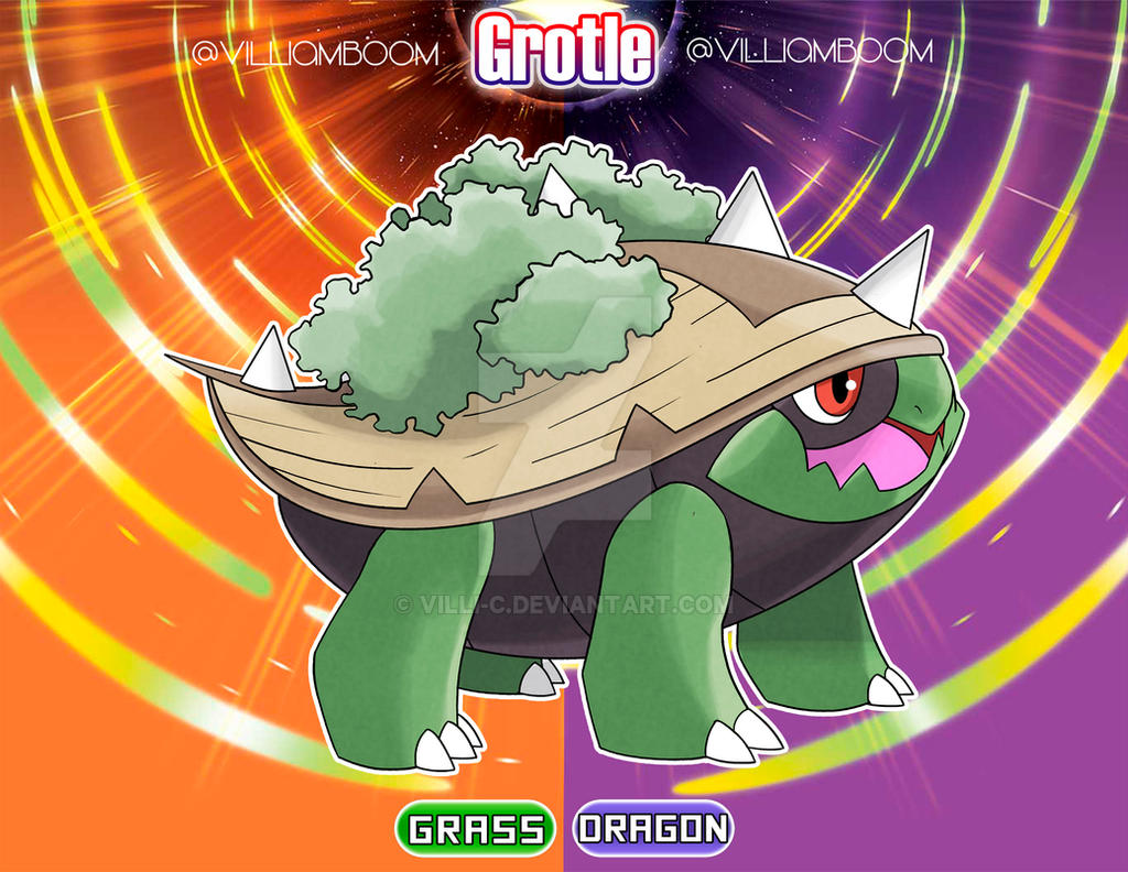 Grotle Deviantart ALOLAN GROTLE!! by villi-c on DeviantArt
