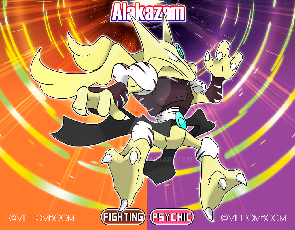 Fakemon - Metanik - Alakafight. Type: Psychic/Fighting. Ability