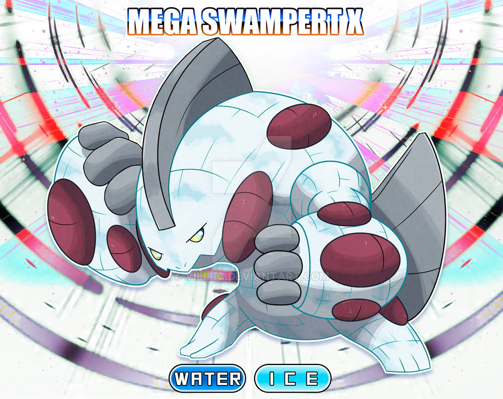 MEGA SWAMPERT X ! (Shiny Version) by villi-c on DeviantArt