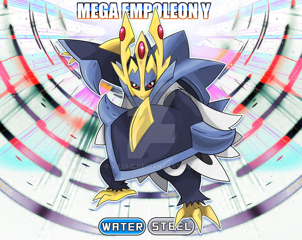 wallpapers Mega Empoleon Y mega empoleon y by villi c on deviantart