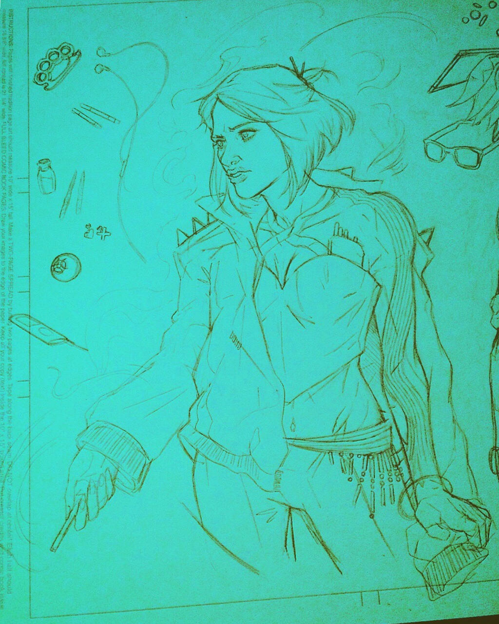 Rendered Character Concept Draft