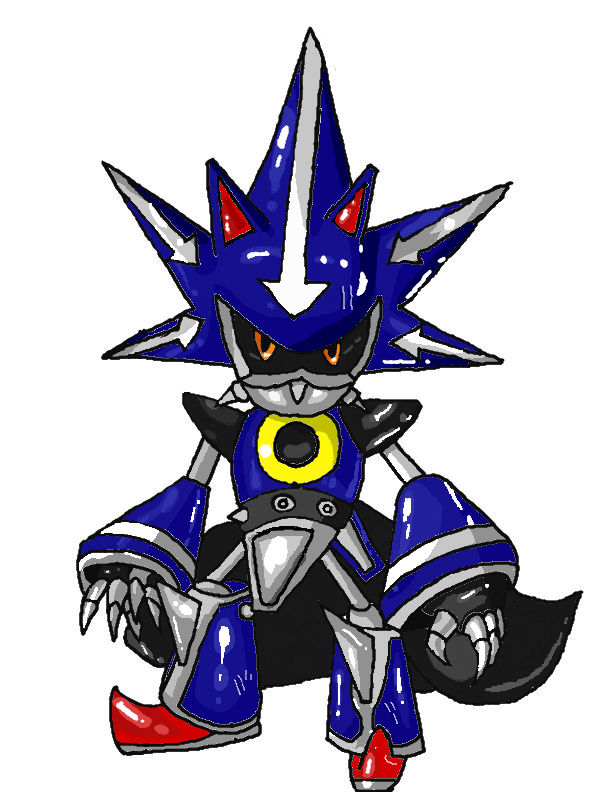 Super Neo Metal Sonic Colored! by MatakietheHedgewolf on DeviantArt