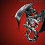 Windows seven dragon Red themes..