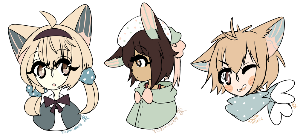 Bust Shots 3 by 1Greengrass1 on DeviantArt