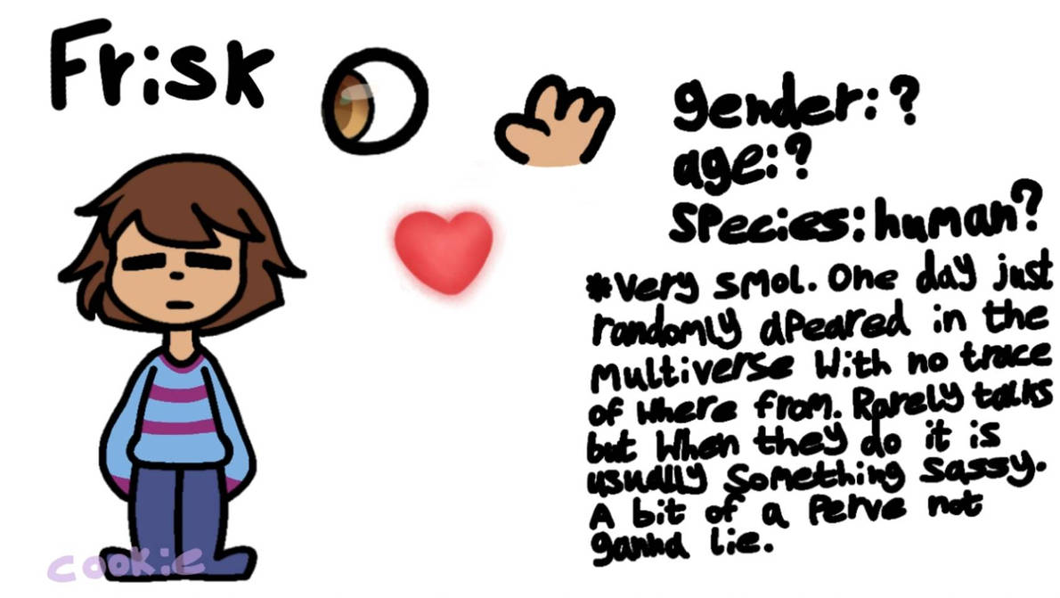 Frisk Example Frisk {Reference Sheet} by CookieTheGasterTrash on DeviantArt