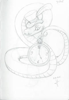 Steampunk snake