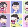 Six Same Faces