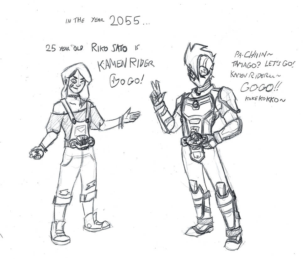 Future Rider Project: Kamen Rider GoGo, 2055 by flarg1 on DeviantArt