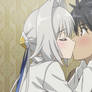 Hayato and Emilia Kissing 01