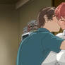 Yuuto and Megumi Kissing 01
