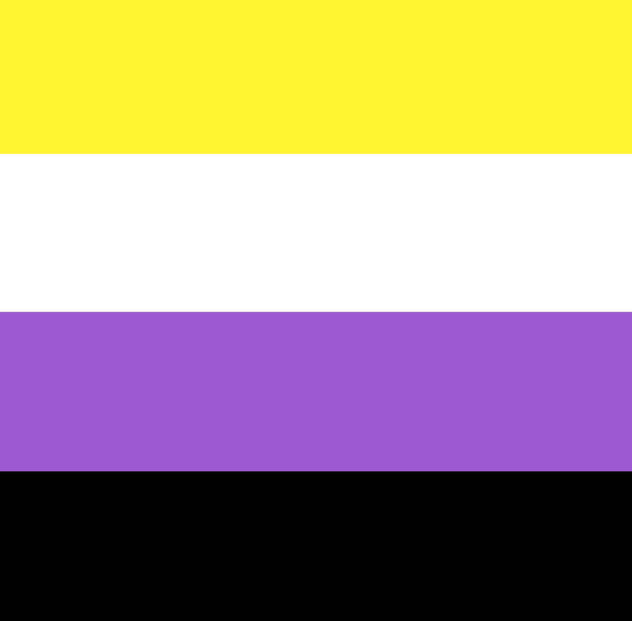 Non Binary Flag Horizontal By Lunathewereauk On Deviantart Non Binary Flag Horizontal By Lunathewereauk On Deviantart