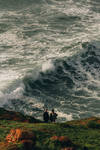 Huge waves in Nazare, Portugal