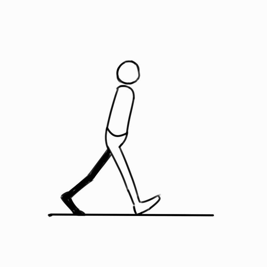 A simple walk animation by AlastorMartius on DeviantArt