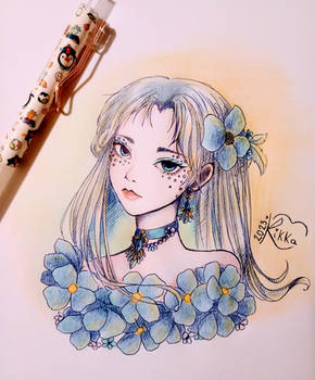 Lady Blue - {DTIYS}