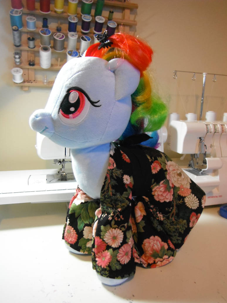 Handmade Build A Bear Pony Kimono by OceanblueArt on DeviantArt