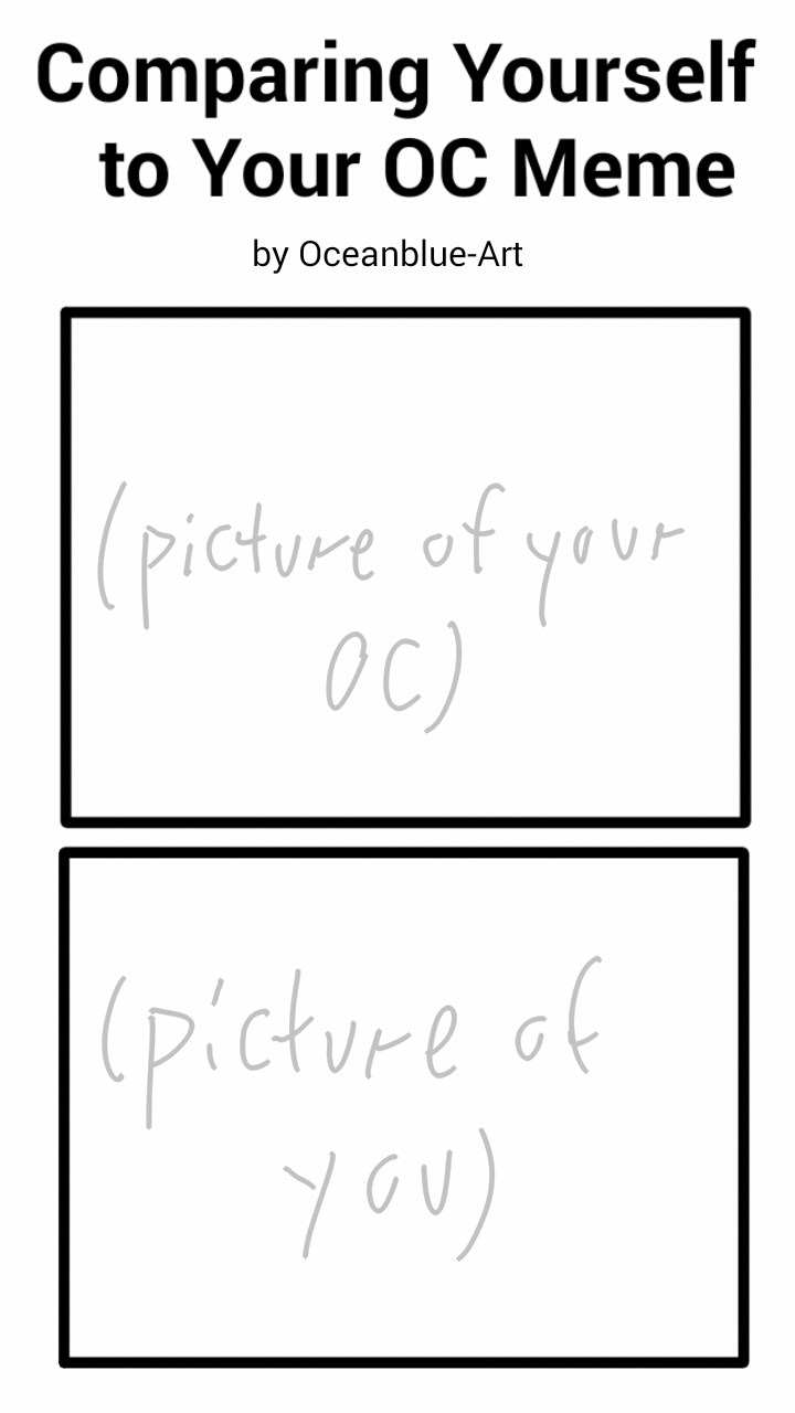 Comparing Yourself to Your OC