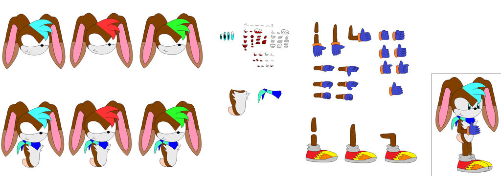 Character Builder Rabbit Ace The Rabbit builder by Ace-Rabbit on DeviantArt