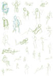 Pose Sheet 1 by goldendragonqueen32