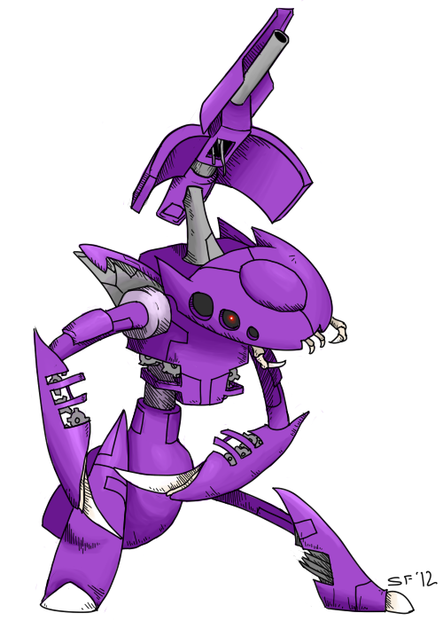 Genesect v.3 by Xous54 on DeviantArt