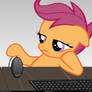 Scootaloo is bored.