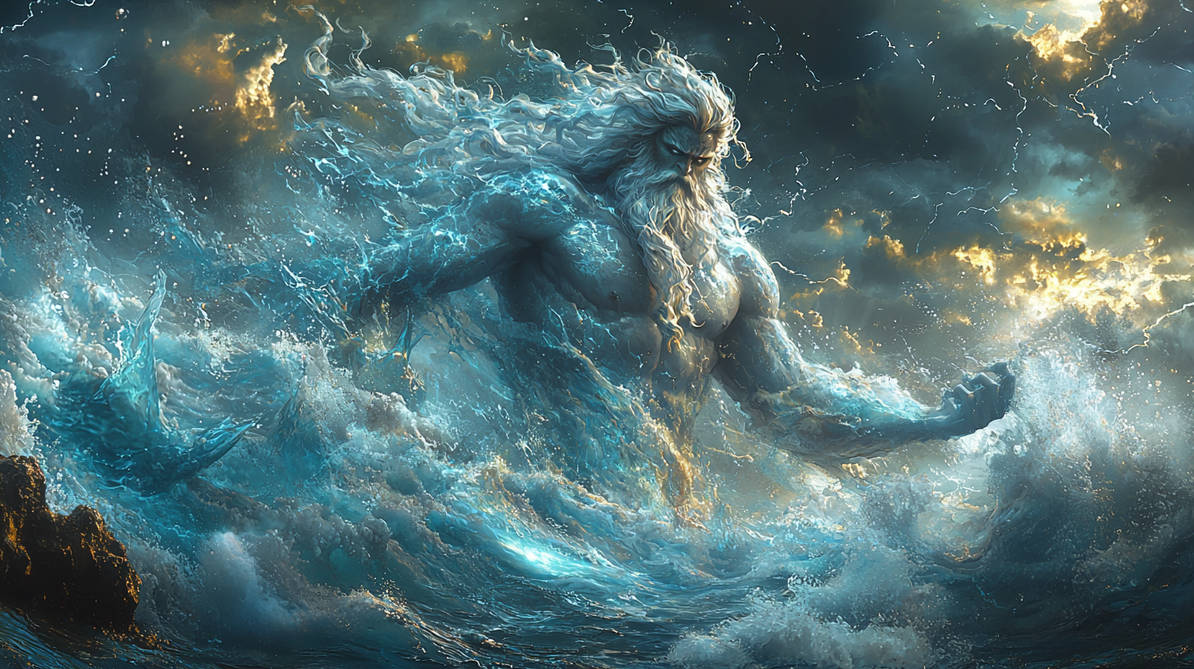 Aetheric Water Aqua, Monarch of the Waves by FloxyArt on DeviantArt