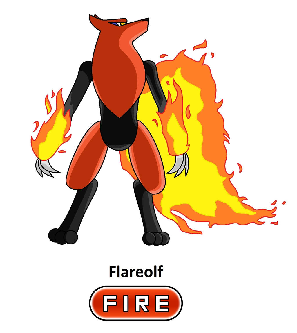 Original Pokemon Project: #006 Flareolf (Draft)