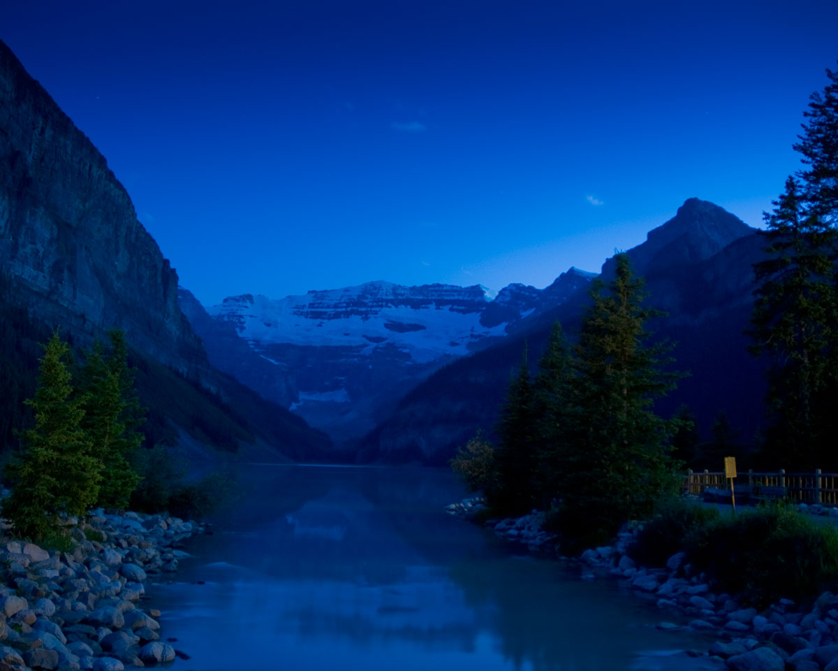 Lake Louise, 11pm