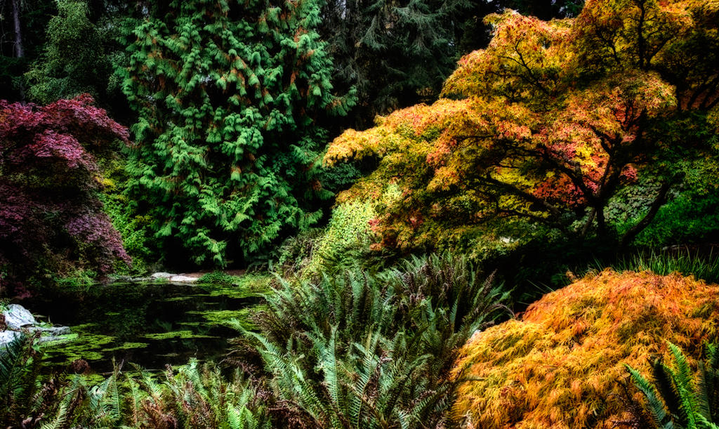 Midnight In The Garden Of Autumn By Larryraisch On Deviantart