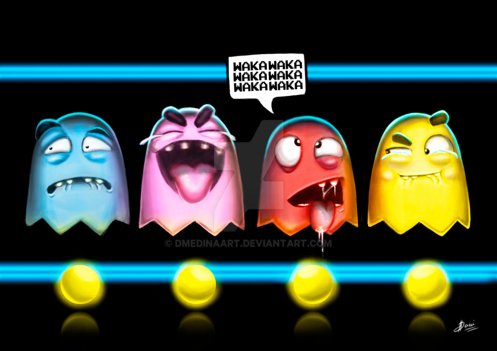 Pacman (The Joke) by DMedinaArt on DeviantArt
