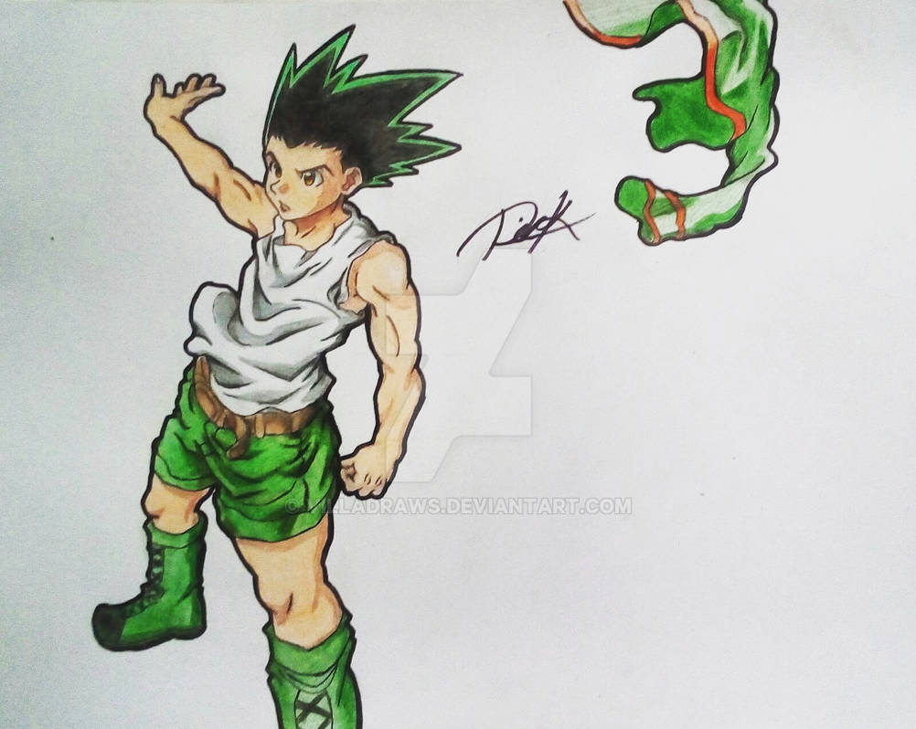 Gon Freecss-HunterxHunter by villadraws on DeviantArt
