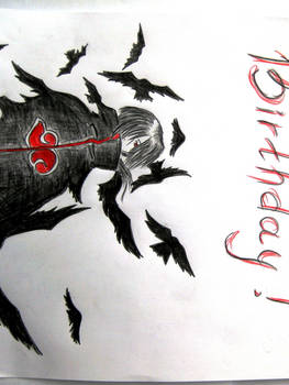 Itachi birthday card