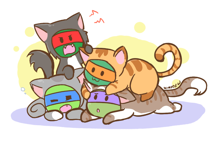 +TMNT - Teeny MewMew Ninjya Turdles+