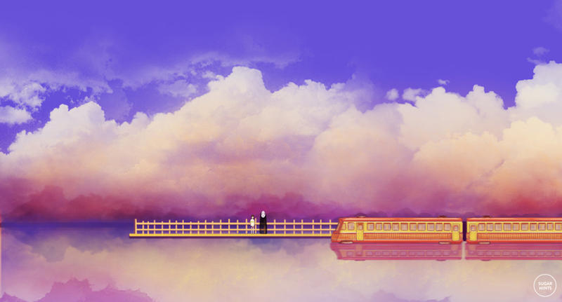 spirited away: departure. by sugarmints