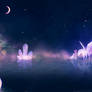 moonlit embrace.