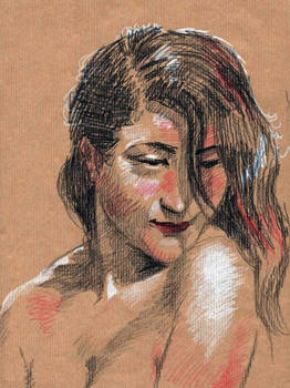 Life Drawing Portrait - Mimi