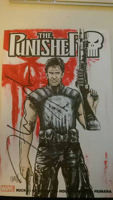 The Punisher Blank w/ Signature of Thomas Jane!!!