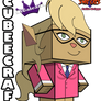 3D Cubeecraft of Callie Briggs from the Swat Kats