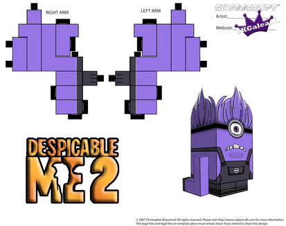 Despicable Me Evil Purple Minion Part 2