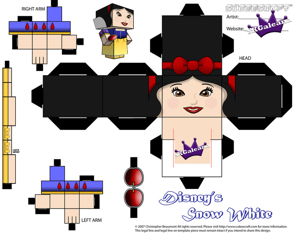 Disney's Princess Snow White Part 1 cubeecraft