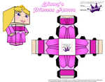 Disney Princess Aurora Cubeecraft Pink Dress PT 2