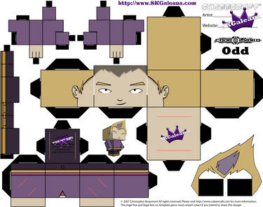 Code Lyoko Odd Cubeecraft Template