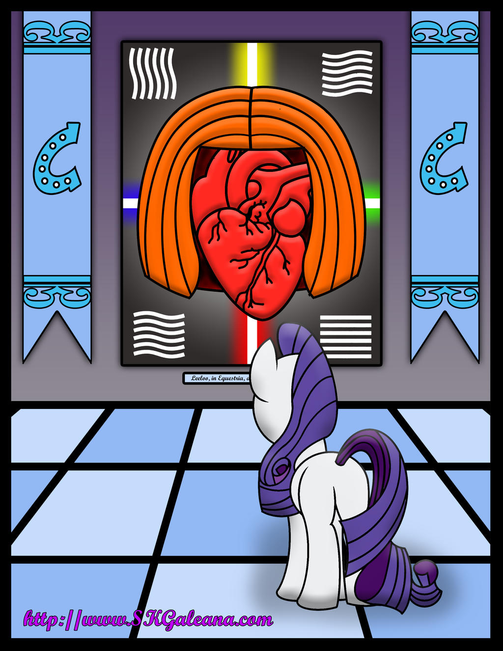 Leeloo, in Equestria, as a surrealist painting by SKGaleana