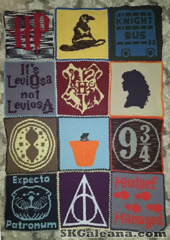 Harry Potter Crochet Blanket Pattern by SKGaleana