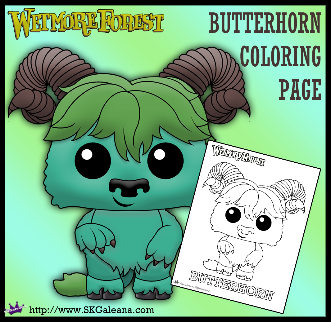 Wetmore Forest Butterhorn printable coloring page 